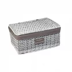 Panier en osier gris Panier en osier gris