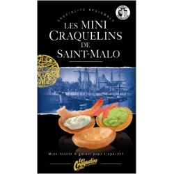 Mini Craquelins de Saint Malo-Spécial toast - Spécialité Bretonne