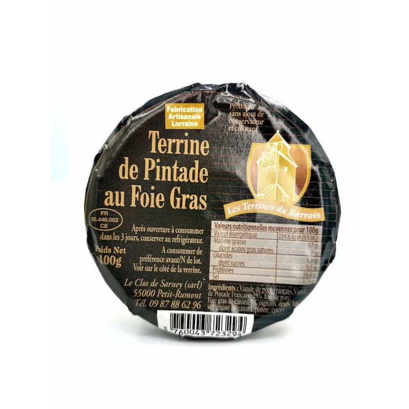 Terrine de foie gras normande