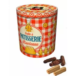 Boite à bretzel garnie de biscuits Boite à bretzel garnie de biscuits