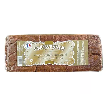 Pain d'épice Pur Miel Spécial foie gras 300g - Fortwenger