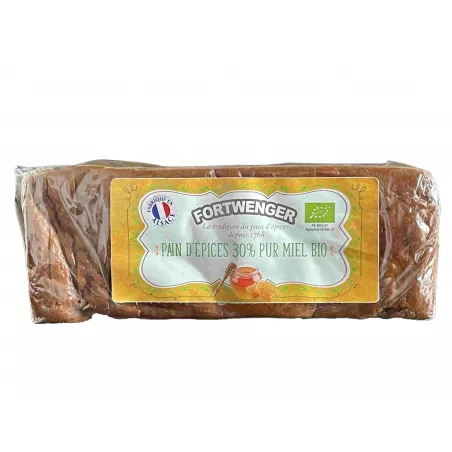 Pain d'épices 30% pur miel Bio - Fortwenger