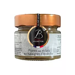 Confiture de Poires aux éclats de châtaignes d'Ardèche Confiture de Poires aux éclats de châtaignes d'Ardèche