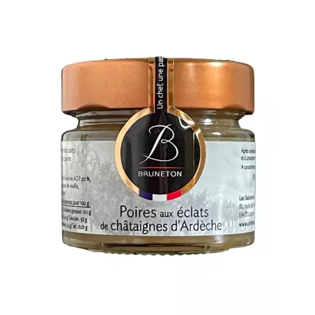 Confiture de Poires aux éclats de châtaignes d'Ardèche