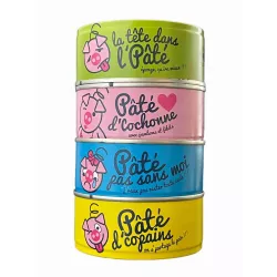 Boite Pâté d'Cochonne 156g: Délice Breton!