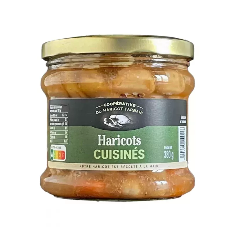 Haricots Tarbais cuisinés 380g Coopérative du Haricot Tarbais