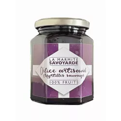 Confiture Artisanale Myrtilles Sauvage 100% Fruit