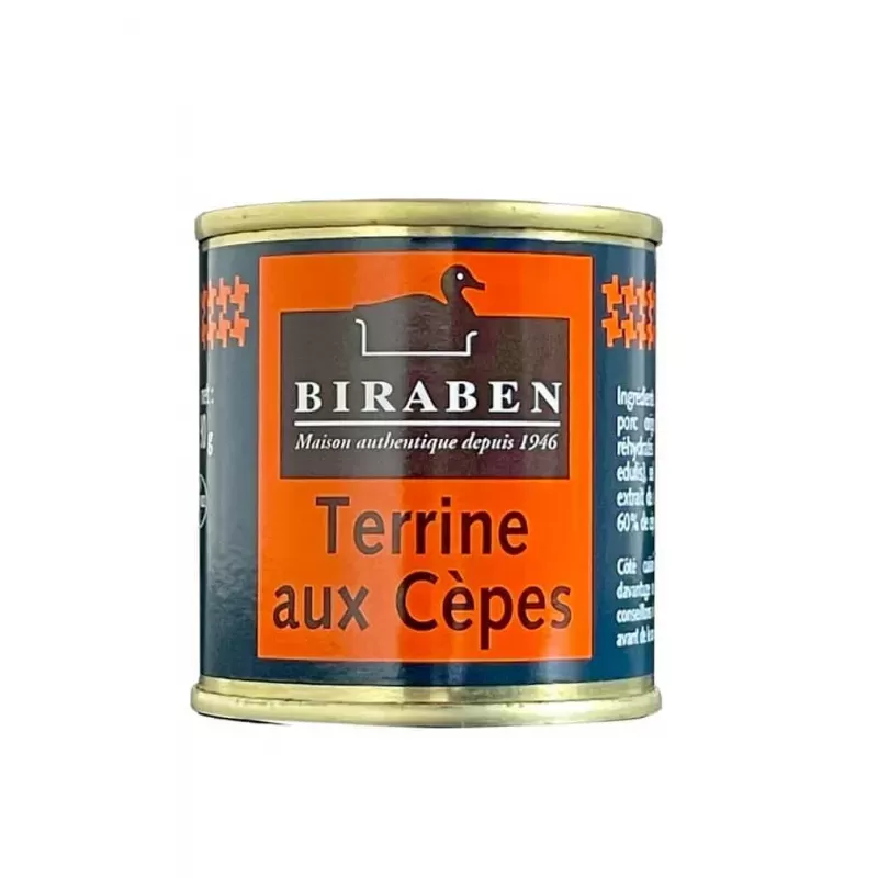 Terrine aux Cèpes 90g Maison Biraben