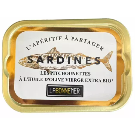 Petite Sardine à l'Huile d'Olive Vierge Extra Bio