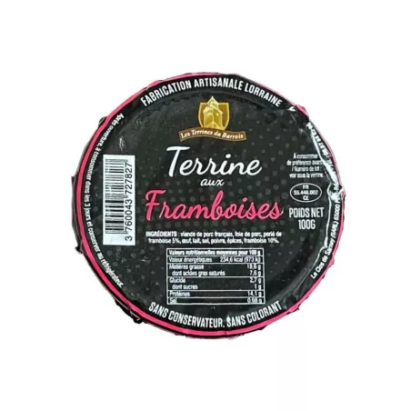 Terrine aux Framboises