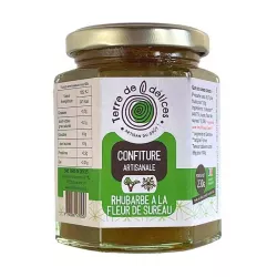 Confiture Rhubarbe et Fleur de Sureau Confiture Rhubarbe et Fleur de Sureau