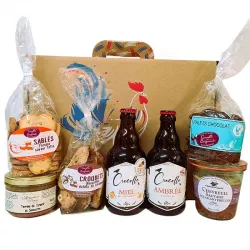 Panier garni gourmand  le cadeau idéal à offrir !