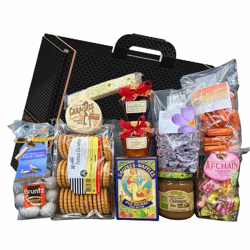 Panier cadeau Le 100% Chocolat - Panier garni 6 produits : :  Épicerie