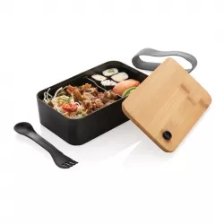 Lunch Box avec couvercle en Bambou 1.4L