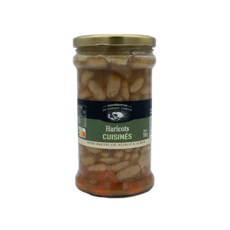 Haricots Tarbais cuisinés Label Rouge 760g Coopérative du Haricot Tarbais