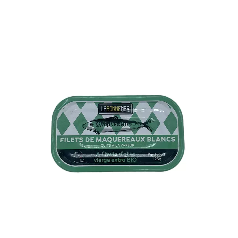 Filets de Maquereaux à l'Huile d'Olive Bio 125g 