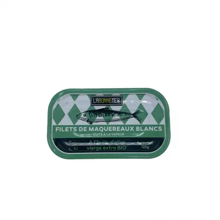 Filets de Maquereaux à l'Huile d'Olive Bio 125g 