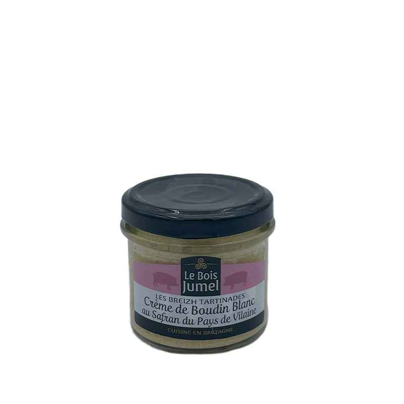 Découvrez la délicieuse Crème de Boudin Blanc au Safran 90g - Le Bois Jumel