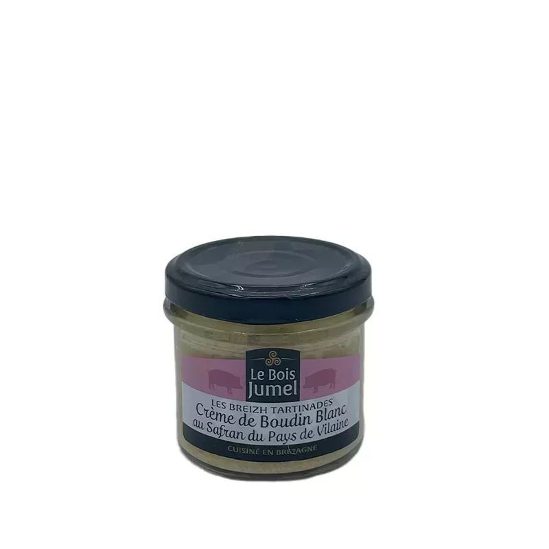 Pot de Crème de Boudin Blanc au Safran 90g Le Goût de Nos Régions