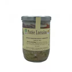 Potée Lorraine Maison Robert - Plat traditionnel français avec viande de porc, saucisses, pommes de terre et carottes