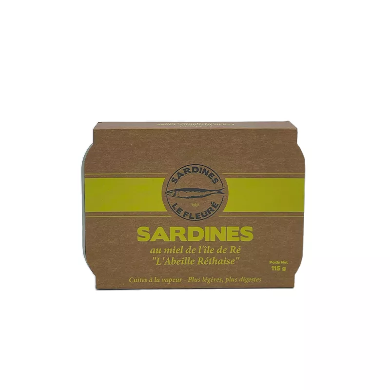 Sardines au Miel de l'Ile de Ré en conserve 115g Sardines au Miel de l'Ile de Ré en conserve 115g