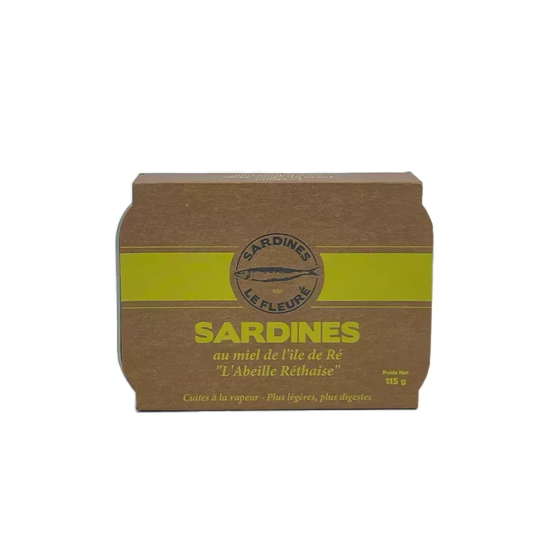 Sardines au Miel de l'Ile de Ré en conserve 115g