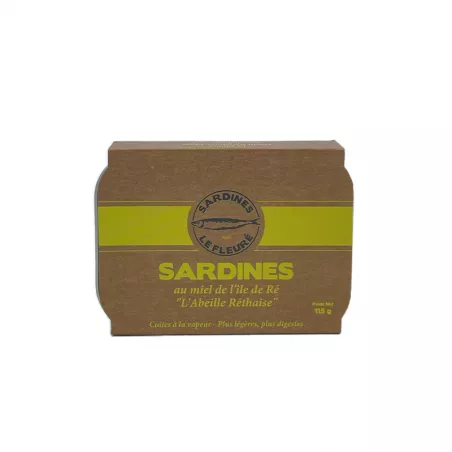 Sardines au Miel de l'Ile de Ré en conserve 115g