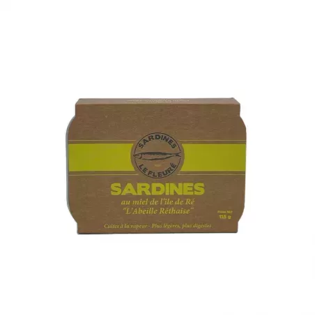 Sardines au Miel de l'Ile de Ré en conserve 115g