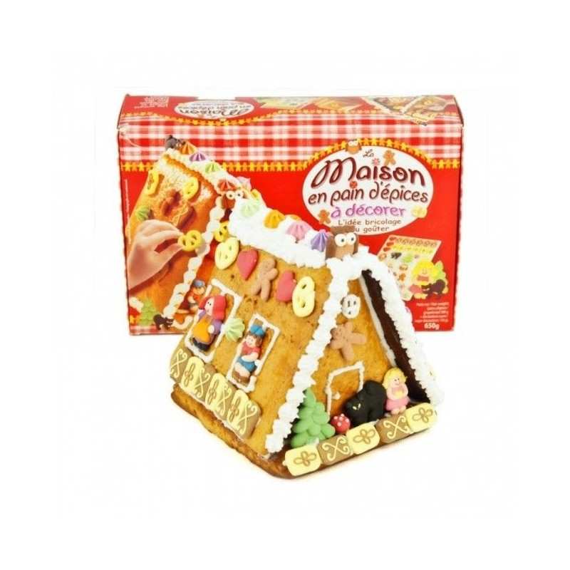Maison en pain d'épices à décorer - Kit ludique enfants - Spécialité Alsace