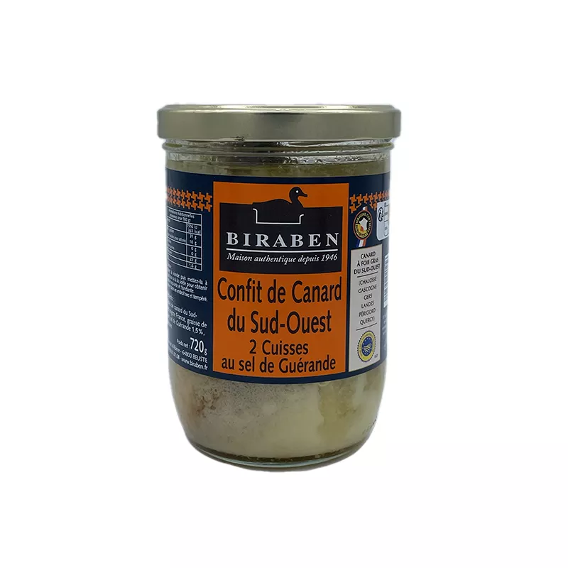 Confit de Canard du Sud Ouest 2 cuisses