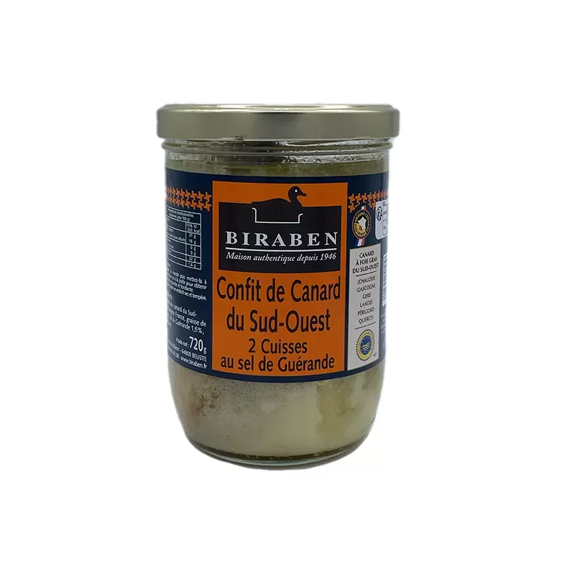 Confit de Canard du Sud Ouest 2 cuisses