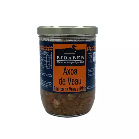Axoa de Veau du pays Basque 720g Maison Biraben