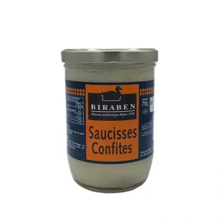 Saucisses de Toulouse Confites