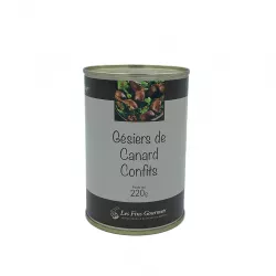 Gésiers Confits de Canard 220g Les Fins Gourmets
