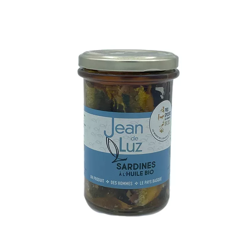 Sardines à l'huile d'olive Bio 270g Jean De Luz
