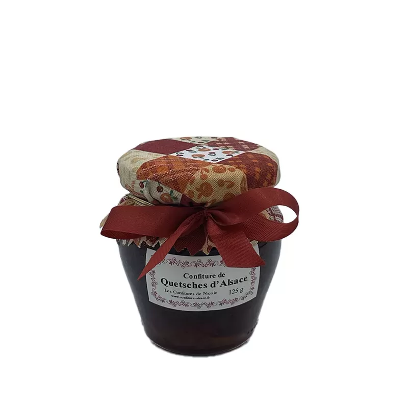 Confiture aux Quetsches d'Alsace 125g Confitures de Nicole