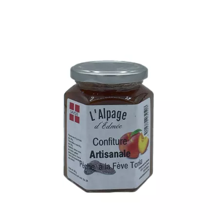 Confiture de Pêche à la Fève Tonka - L'Alpage d'Edmée