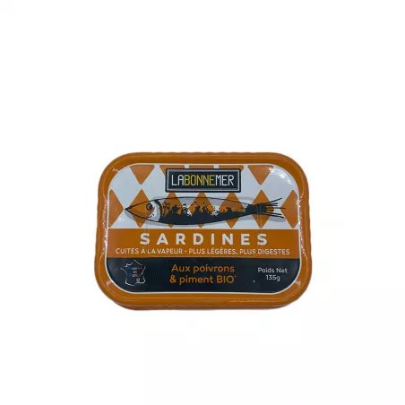 Sardines aux Poivrons et Piment Bio135g 