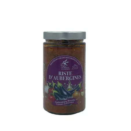 Riste d'Aubergines Bio à l'Huile d'Olive