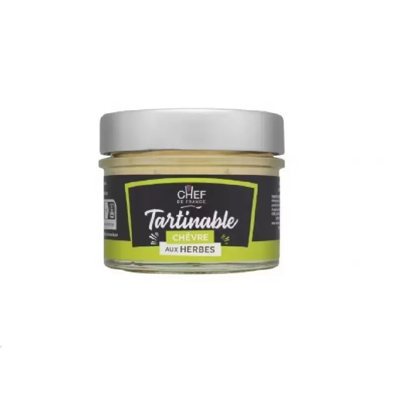 Tartinable Chèvre aux herbes - CHEF DE FRANCE - 1