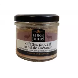 Boîte de rillettes de cerf au sel de Guérande 90g, Le Bois Jumel