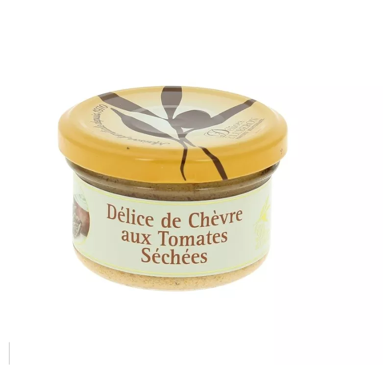 Délice de Chèvre aux Tomates Séchées 90g Les délices du Lubéron Délice de Chèvre aux Tomates Séchées 90g Les délices du Lubéron
