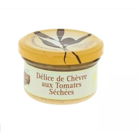 Délice de Chèvre aux Tomates Séchées 90g Les délices du Lubéron