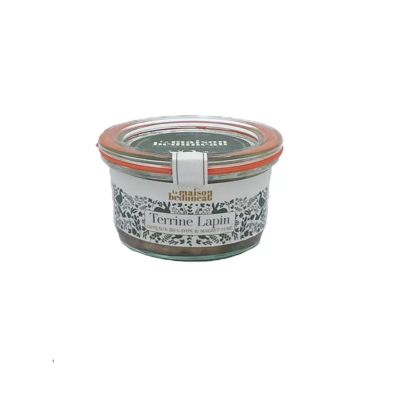 Terrine de Lapin Coteaux du Layon et Magret fumé 120g 