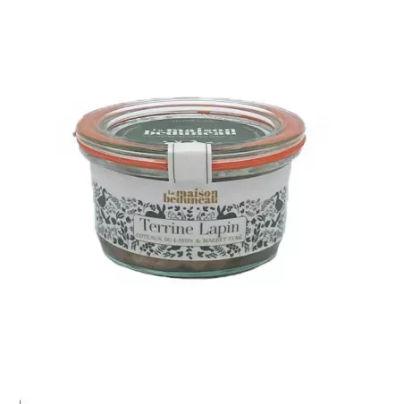 Terrine de Lapin Coteaux du Layon et Magret fumé 120g 