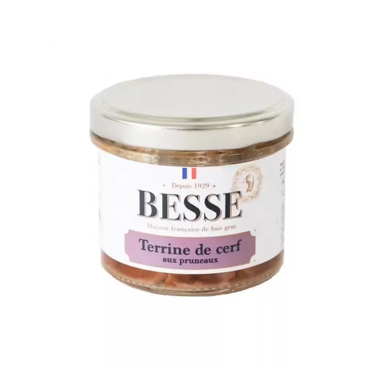 Terrine de Cerf aux pruneaux 100g - Besse - 2