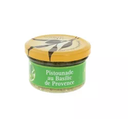 Pistounade au Basilic de Provence 90g Les délices du Lubéron