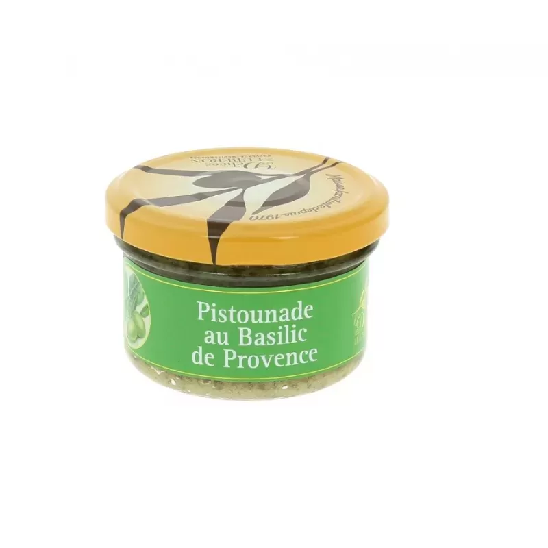 Pistounade au Basilic de Provence 90g Les délices du Lubéron