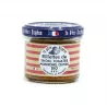 Pot de rillettes de thon aux tomates, poivrons et olives bio 90
