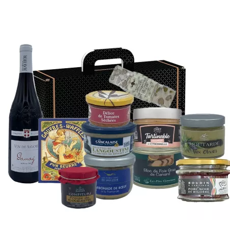 COFFRET CADEAU GASTRONOMIE - SAVEURS ET GOURMANDISES V7